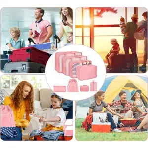 Organizador de Maleta X8 Piezas: ¡El Viaje Perfecto Empieza Aquí! - ORGANIZADOR DE MALETA X8 PIEZAS