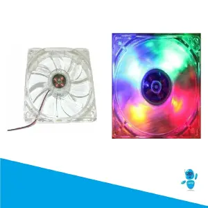 Ventilador Fan Cooler 12cm 120mm RGB Mul: Enfría tu PC con estilo - Ventilador Fan Cooler 12cm 120mm Rgb Mul