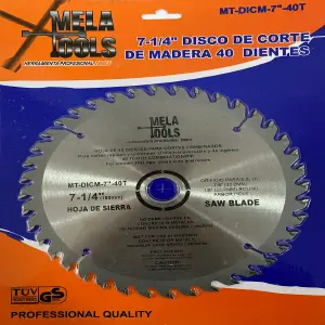 Disco para Corte de Madera 7" (40 Dientes): Precisión y Durabilidad para tus Proyectos - Disco para corte madera 7" (40 dientes)