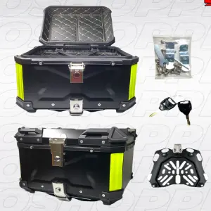 Maletero 55 Litros para Moto - Negro: ¡El Almacenamiento Perfecto para tu Aventura! - Maletero 55 Litros Moto negro