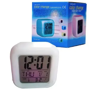 Reloj Despertador Digital con Luces: Ilumina tu Mañana - Reloj despertador digital con luces