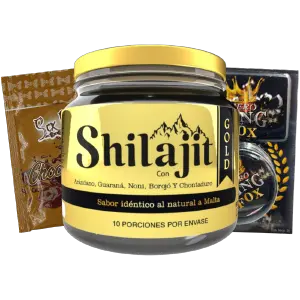 Shilajit Gold+ Sachet: Recupere su Energía y Vitalidad - Shilajit Gold+ Sachet sck y Mero king 5g