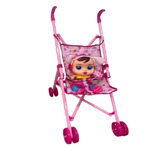 COMBO BEBE LLORON + COCHE C3504: ¡El dúo perfecto para tu pequeño! - COMBO BEBE LLORON + COCHE C3504