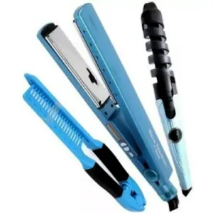 NANO TITANIUM PLANCHA + PEINE + RIZADOR: ¡El Trío Perfecto para un Cabello Increíble! - NANO TITANIUM PLANCHA + PEINE+ RIZADOR