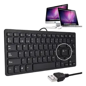 Mini Teclado Alámbrico k-1000: La Solución Perfecta para tu Escritorio - Mini Teclado Alámbrico k-1000