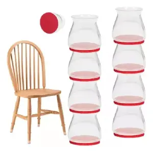 Protectores para Patas de Sillas de Silicona: ¡Protege tus pisos y muebles! - Protector Patas Sillas Silicona X16UNDS