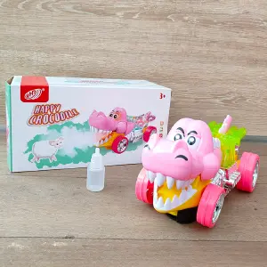 Carro Cocodrilo Vapor Luces Sonido Movim: ¡La Diversión Acuática que Tus Hijos Amarán! - Carro Cocodrilo Vapor Luces Sonido Movim