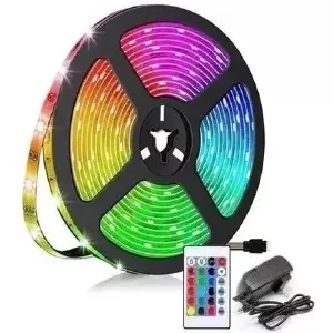 Cinta LED 12V X 5MT + Cargador: Ilumina tu espacio con estilo - CINTA LED 12V X 5MT + CARGADOR