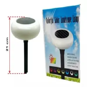 Lampara Solar Decorativa RGB Para Exteriores: Ilumina tus noches con estilo - Lampara Solar Decorativa RGB Para Exteri