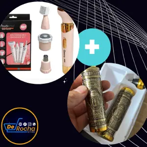 Kit de Maquinilla de Afeitar y Cortapelos para Dama - Kit maquina patillera+ rasurador dama