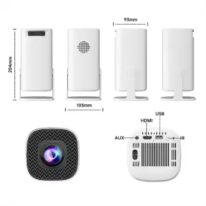 Proyector P30 Max Juegos: ¡La Experiencia de Cine en Casa que Esperabas! - Proyector P30 Max Juegos Con 2 Controles